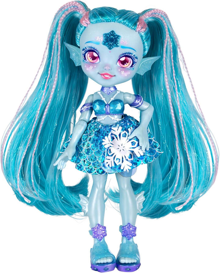 Pixlings Shimmerverse Series, Create & Mix Magic Potion to Magically Reveal Marena the Ice Mermaid, This Beautiful 6.5" Shimmerverse Pixling Fashion Doll Appears inside the Potion Bottle