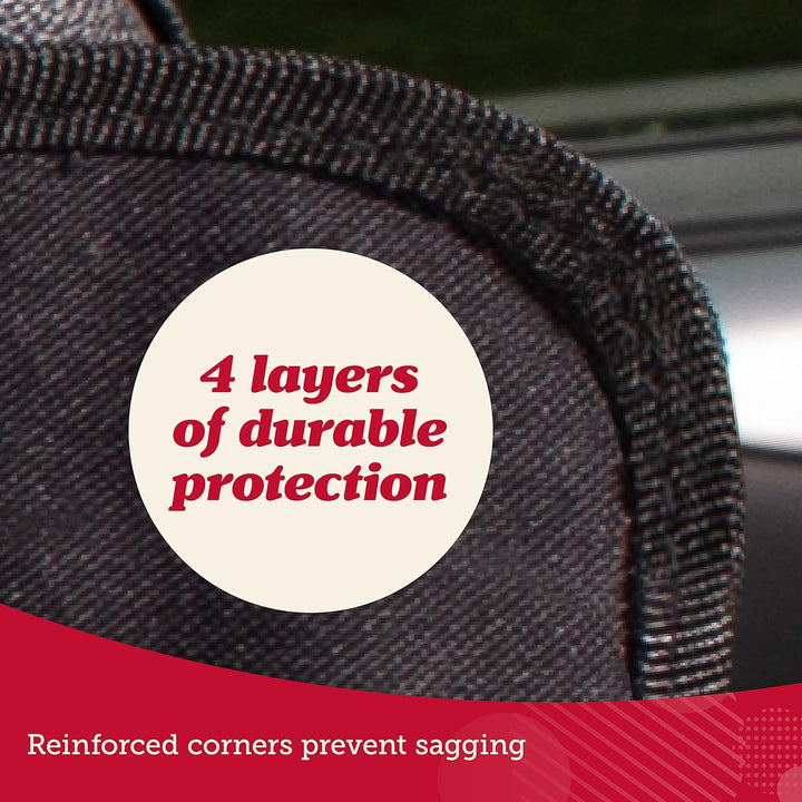 Car Seat Back Protector Cover for Kids (2 Pack) - Black, 3 Mesh Pockets - Backseat Car Organizer - Waterproof & Machine Washable - Protects against Mud, Scuffs & Spills