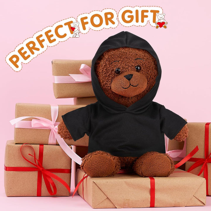 Sublimation Stuffed Bear Tshirt Fit 14-18 Inch Plush Bear Lovely Tiny Blank Stuffed Animal Clothes Easy Matching Doll Accessory Make Your Unique Stuffed Doll Outfit