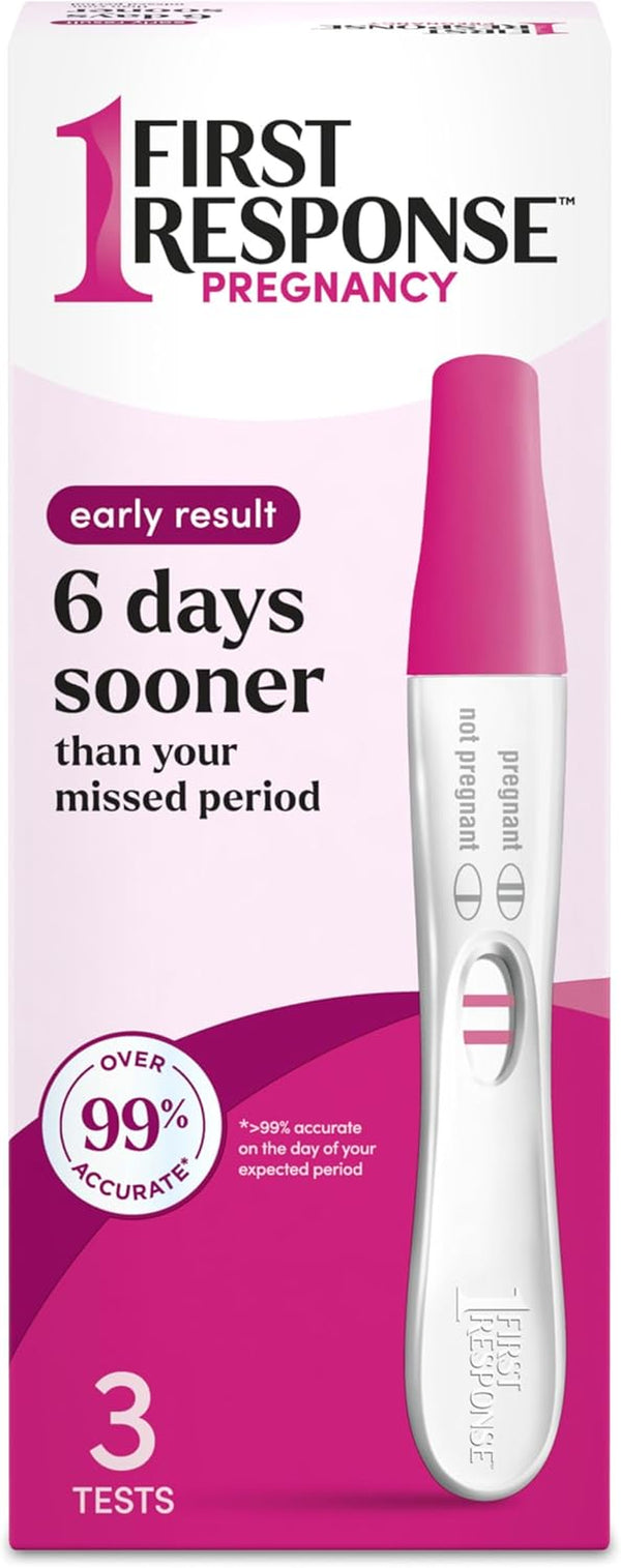 Early Result Pregnancy Test, 3 Count(Pack of 1)(Packaging & Test Design May Vary)