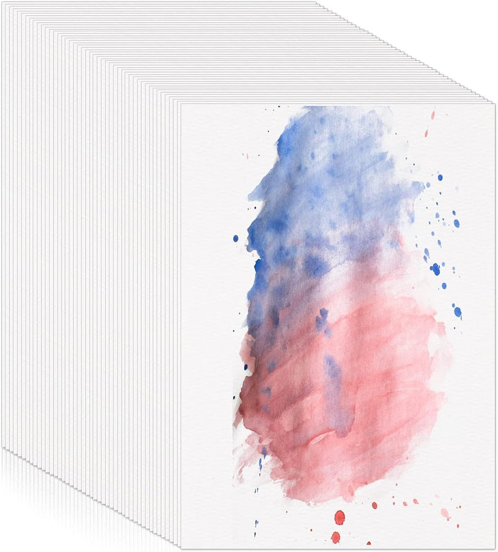 120 Sheets Watercolor Paper Bulk, 140 Lb/300 GSM Cotton Cold Press White Paper, 5 X 7 Inch, Perfect for Kids, Students, Artists