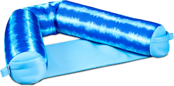 Noodle Sling, No Inflation Needed, Pool Float with Armrests, Quick Draining Fabric, Cup Holder