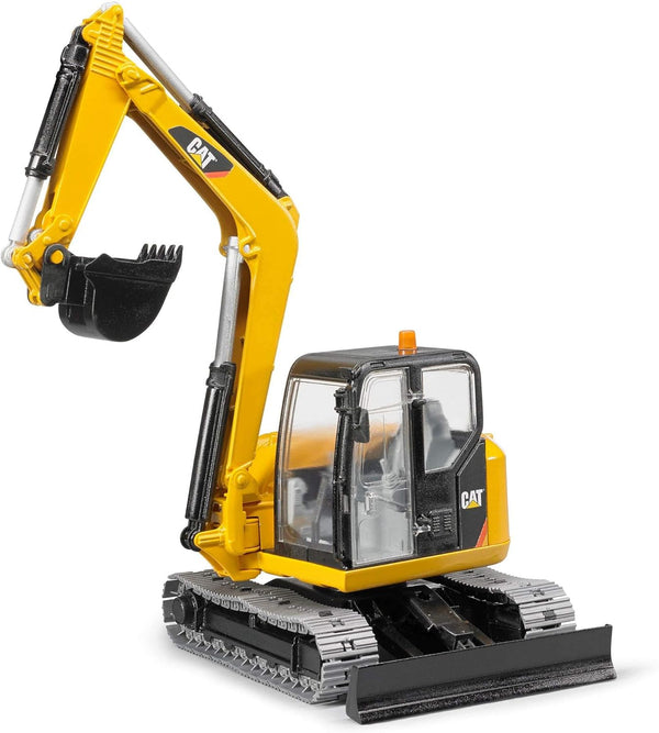 Toys - Construction Realistic CAT Mini Excavator Vehicle with Rotatable Cab and Removeable Shovel - Ages 3+