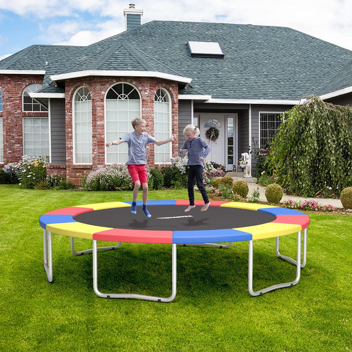 8Ft 10Ft 12Ft 14Ft 15Ft 16Ft Trampoline Pad, Tear-Resistant Edge Cover Springs Protection Pad, All Weather Replacement Trampoline Safety Pad