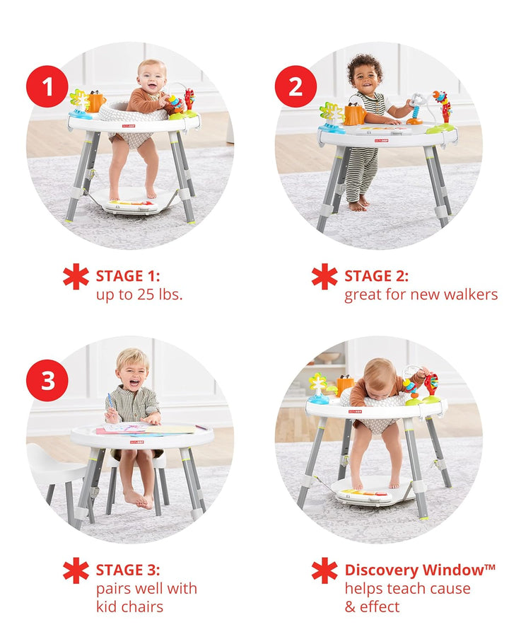 Baby Activity Center: Interactive Play Center with 3-Stage Grow-With-Me Functionality, 4Mo+, Explore & More