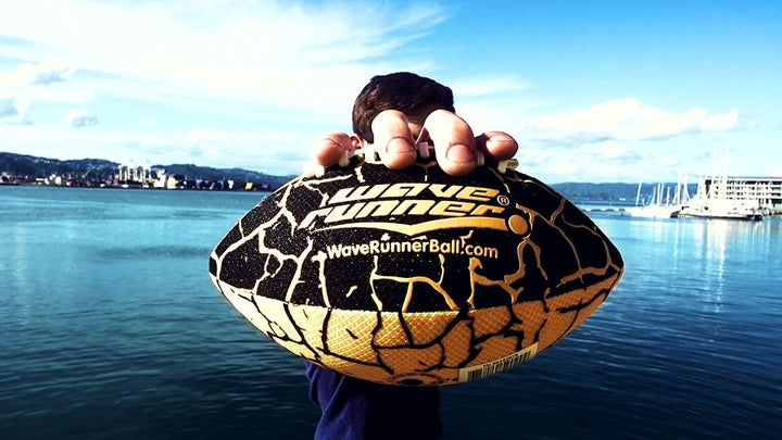 Grip It, Size 9.25In - Water Football, Beach Toys, Kids Outdoor Games for Summer | Pool Toys Football - Special Grip Pattern, Double Laced, Lightweight, All Weather Fun Water Toy
