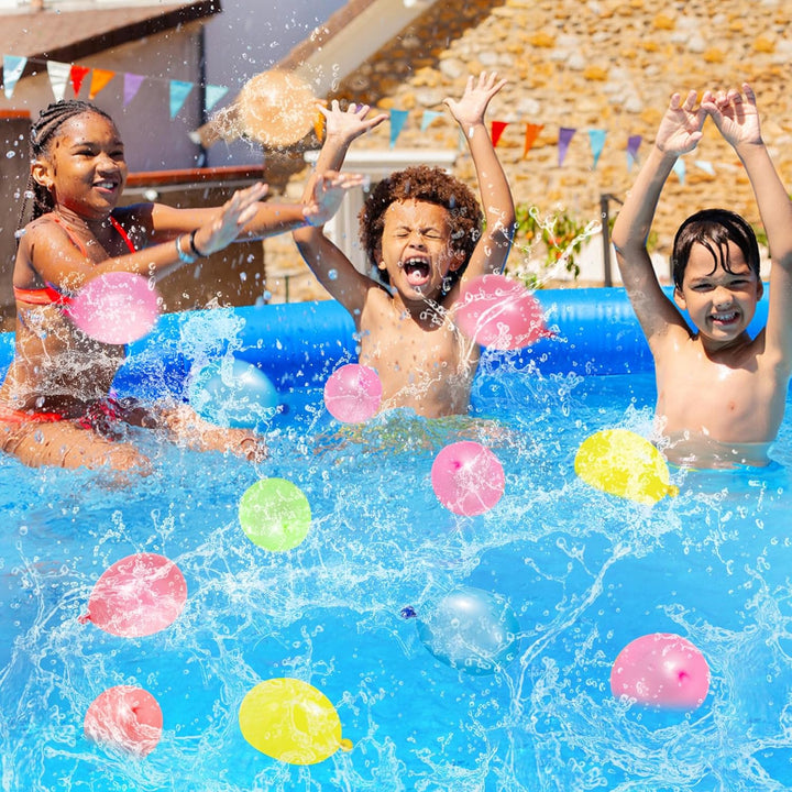 2000 Pack Water Balloons with Refill Kits, Latex Water Bomb Balloons Fight Games - Summer Fun for Kids & Adults