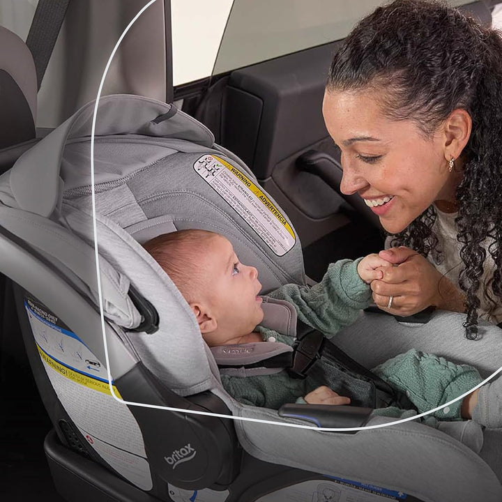 Willow S Infant Car Seat with Alpine Base, Clicktight Technology, Rear Facing Car Seat with Rightsize System, Graphite Onyx