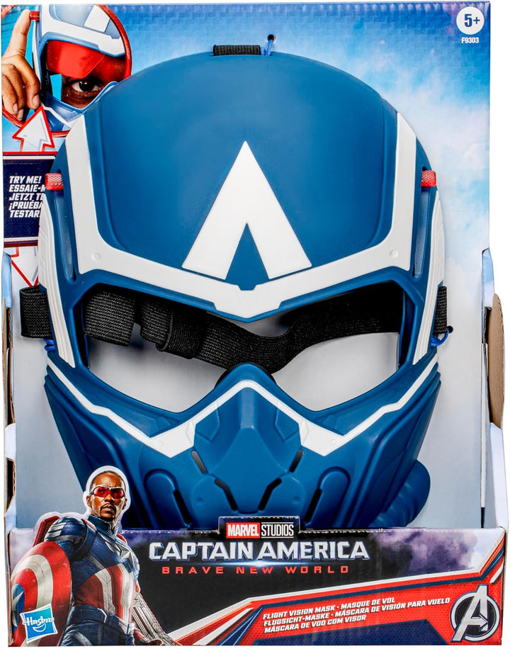 Studios Captain America Brave New World Flight Vision Mask, Roleplay Toy, Super Hero Toys for Kids 5 and Up