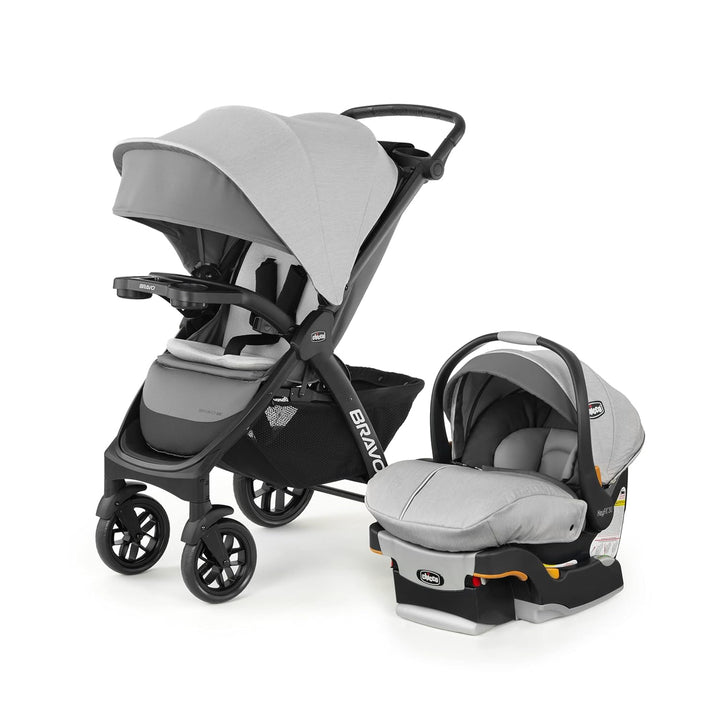Bravo 3-In-1 Trio Travel System, Bravo Quick-Fold Stroller with Keyfit 30 Infant Car Seat and Base, Car Seat and Stroller Combo | Camden/Black