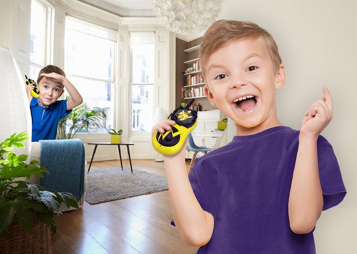 Pokemon Walkie Talkies Pikachu Toys FRS Walkie Talkies for Kids Long Range Static Free Easy to Use for Indoor and Outdoor Games