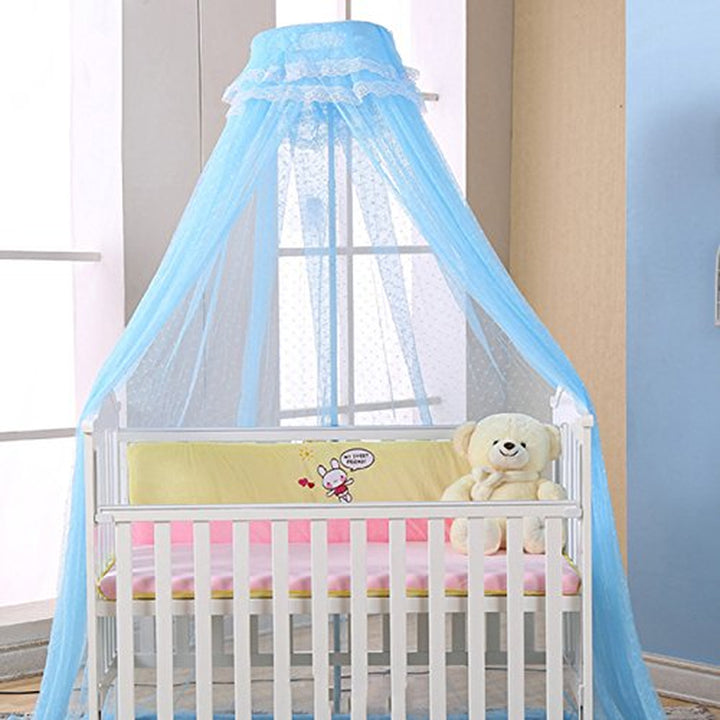Baby Mosquito Net Baby Toddler Bed Crib Dome Canopy Netting (Pink)