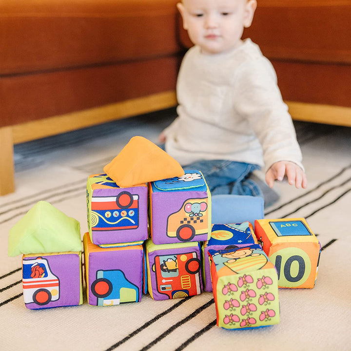 K'S Kids Match and Build Soft Blocks Set