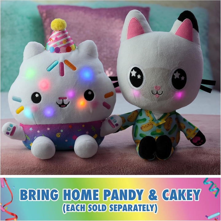Celebrations, Sprinkle Party Cakey Cat Plush, 10-Inch Interactive Stuffed Animal with Sounds, Kids Toys for Girls & Boys Ages 3+