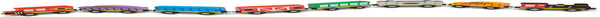 Wooden Magnetic Train Cars - 8 Piece Educational and Skill-Building Wooden Toy for Boys and Girls