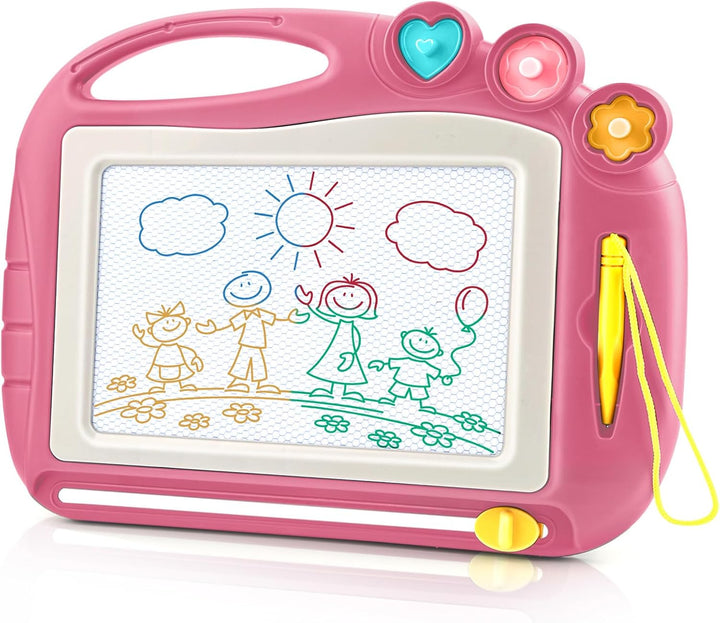Magnetic Drawing Board, Toddler Toys for Age 1 2 3 Boys Girls, Sketch Pad, Birthday Easter Christmas Halloween Kids Toy Gifts for Boys and Girls