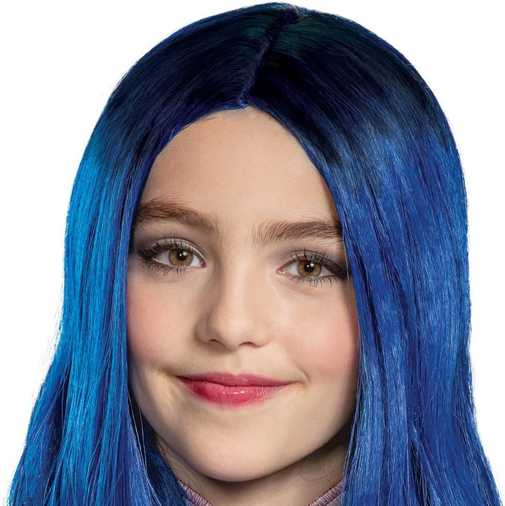 Costume Contemporary Wig, Blue, One Size Child US