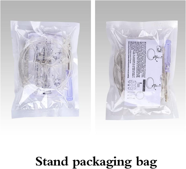 Doll Stand - Clear Doll Stand for 0.5" to 10" Dolls and Action Figure Stand (3-Pack)