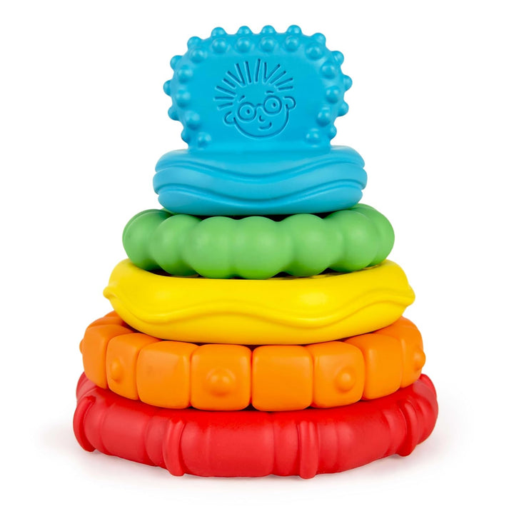Teether-Pillar Rattle and Chill Teething Toy, Ages 3 Months +