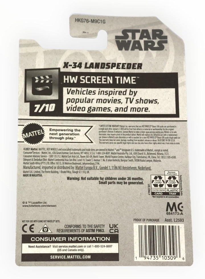 X-34 Landspeeder, HW Screen Time 7/10