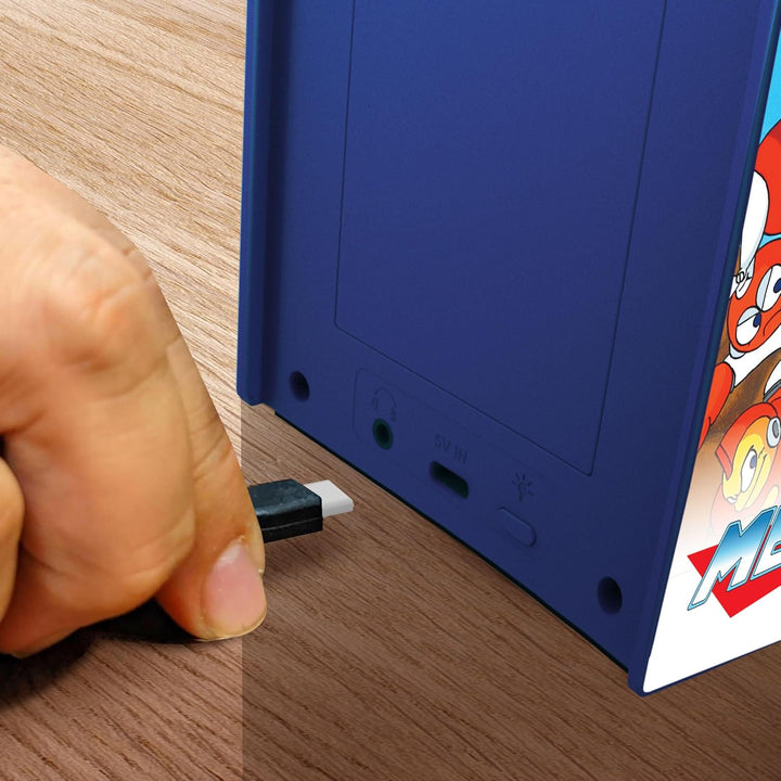 Mega Man Micro Player Pro: Mega Man Retro Gaming Console Titles 1 through 6, Gifts for Kids and Adults, Video Game Collectibles, Full Color Screen
