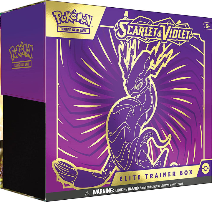 TCG: Scarlet & Violet Elite Trainer Box (Miraidon Purple or Koraidon Red, Random Color)