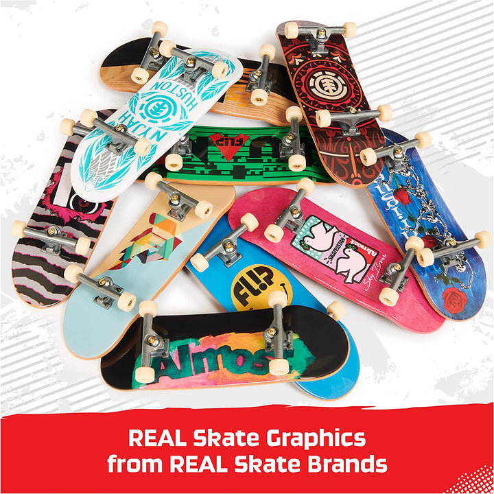 , DLX Pro 10-Pack of Collectible Fingerboards, for Skate Lovers, Kids Toy for Ages 6 and Up