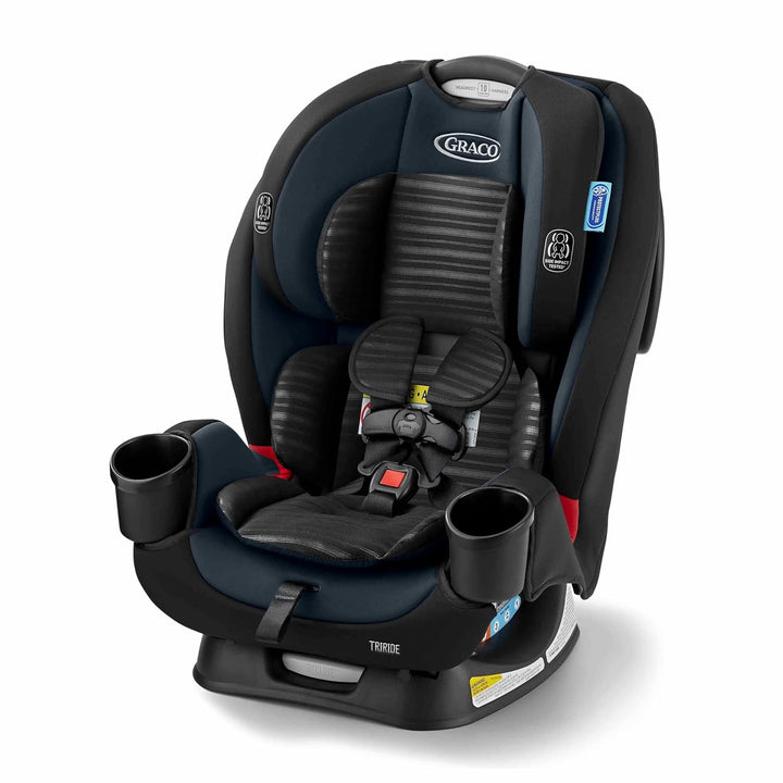 Triride 3-In-1 Reclining Car Seat, Kipling - Rear & Forward Facing Car Seat, Highback Booster, Adjustable Headrest