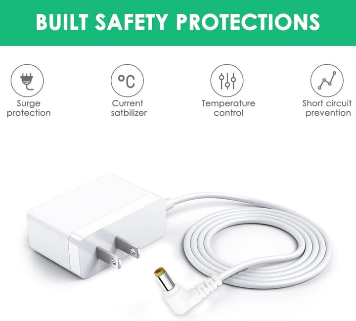 Replacement Charger Compatible with Vtech DM221 DM221-2 DM223 DM251 Parent and Baby Units, Charging Cord for DM111 DM112 DM222 DM271 Parent Unit Sound Audio Baby Monitor Power Cord