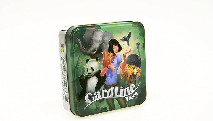 002879 Travel Game Card Line Animals, Multi-Colour