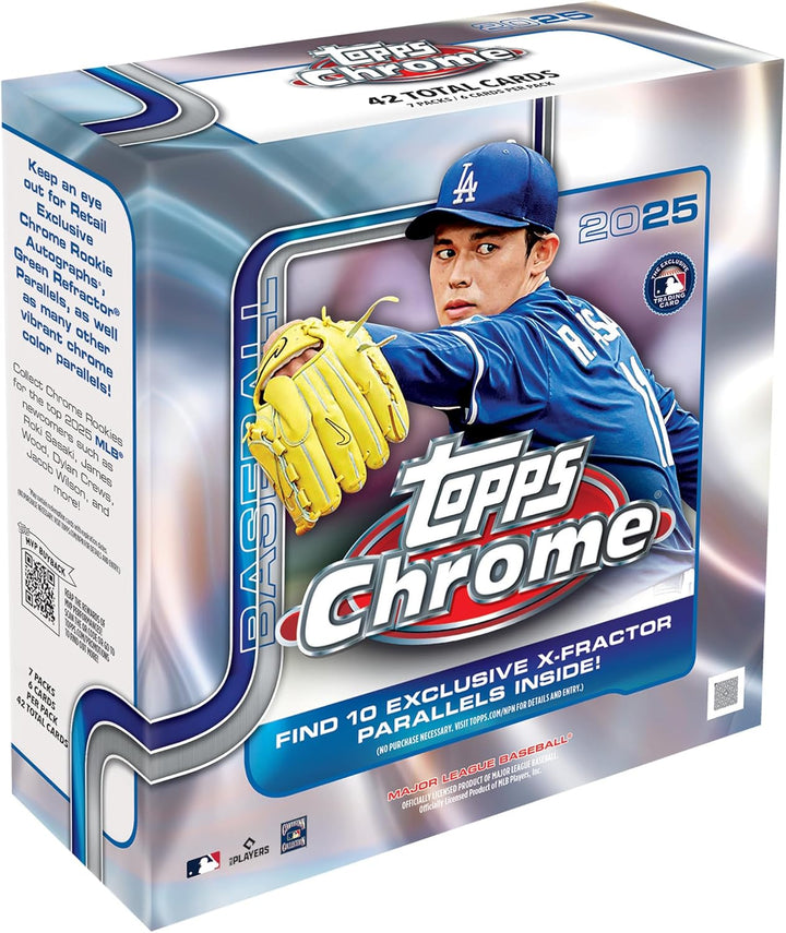 2025  Chrome Baseball - Factory Sealed - Mega Box