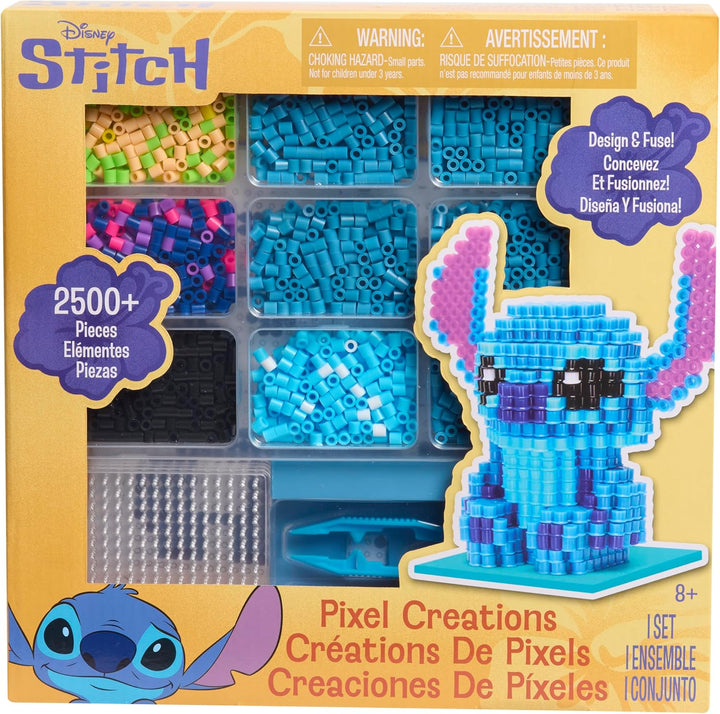 Minecraft Pixel Creations Bead Kit 2500 Beads with Pegboards & Templates Build Characters & Tools From, Encourages Hands-On Stem-Based Play Craft Set for Kids Ages 6+