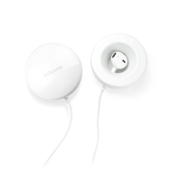 Bellytunes Prenatal Pregnancy Earbuds Adapter System for Ios & Samsung Devices | Turns Ear Bud into Baby Bump | Belly Speakers | Pregnancy Headphones (Bellytunes Lite)