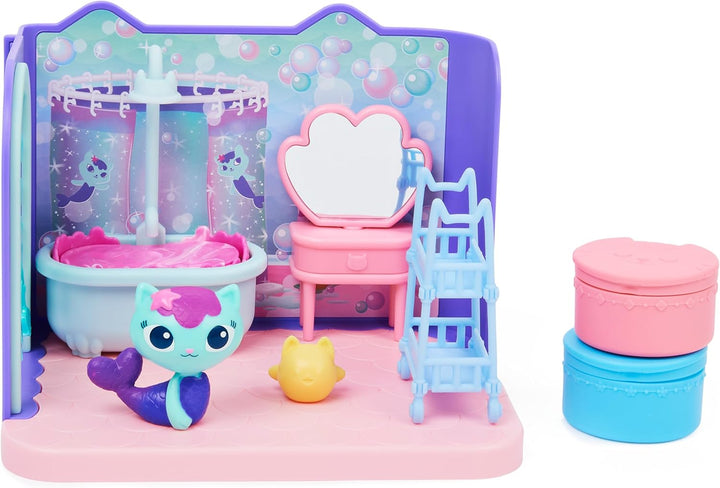 Gabby’S Dollhouse, Sweet Dreams Bedroom with Pillow Cat Figure and 3 Accessories, 3 Furniture and 2 Deliveries, Kids Toys for Ages 3 and Up