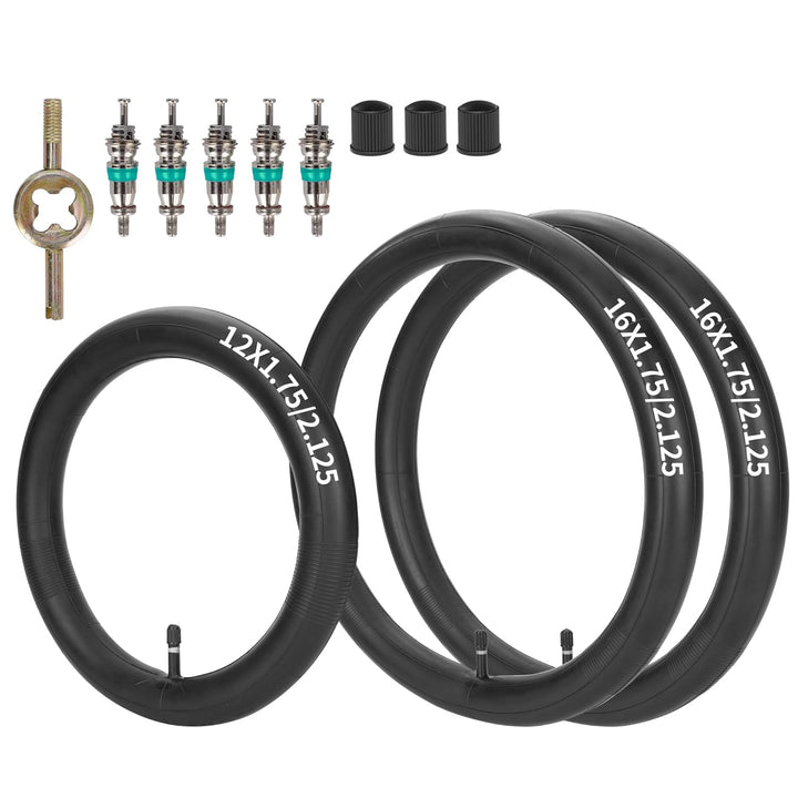 One Set Rear 16X1.75 Tire (47-305) and 16X1.75/2.125 Inner Tube for Kid Bicycle Bob Revolution Se/Pro/Flex,Compatible with 3-Wheeler BOB Gear Jogging Troller Models