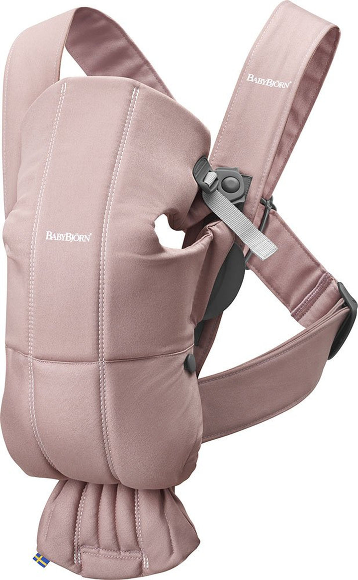 Baby Carrier Mini, 3D Jersey, Light Beige | Newborn Carrier (7-25 Lbs), Ergonomic, Easy-To-Use