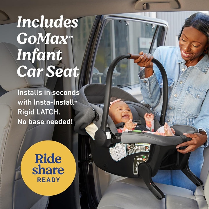 Gomax Next Gen Travel System, Car Seat Stroller Combo, Rear Facing Infant Car Seat, Compact Stroller for Travel