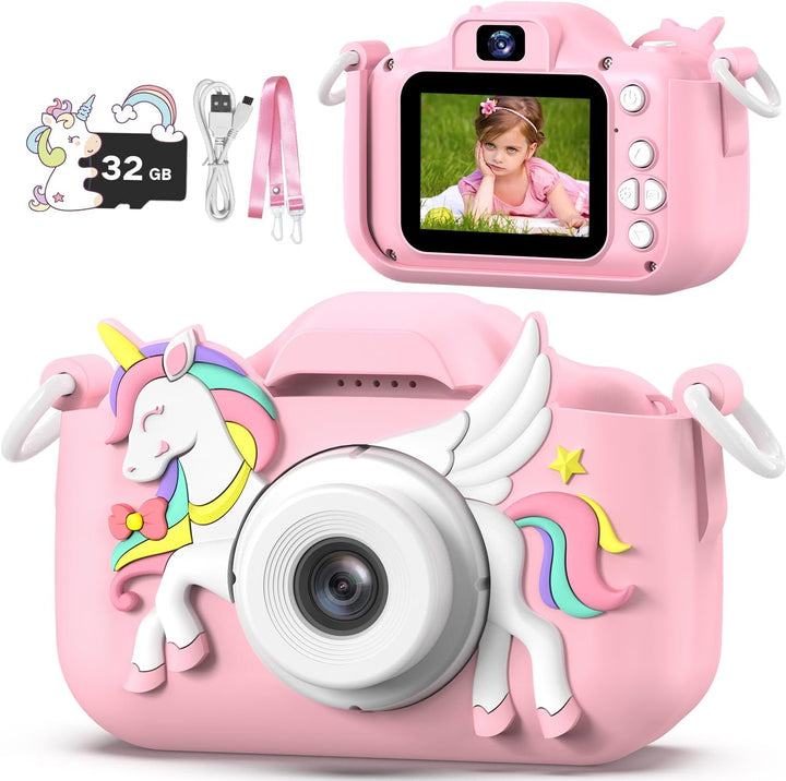 Children'S Camera Toys for Girls & Boys, 3-12 Years - 1080P HD Video Kids Digital Camera - Perfect for Christmas & Birthday Gifts