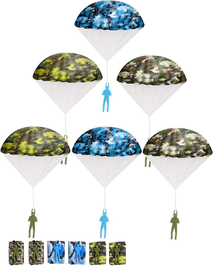 Parachute Toys for Kids, 6 Pack Tangle Free Outdoor Toys, Parachute Men for Kid, Small Toys for Kids Easterday, Halloween, Christmas, Birthday Gift, Unique Holiday Toy List 2025 Top Picks
