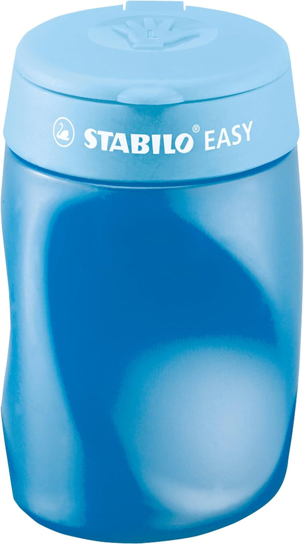 Ergonomic Container Sharpener -  Easysharpener - 3 in 1 - Left-Handed - Blue