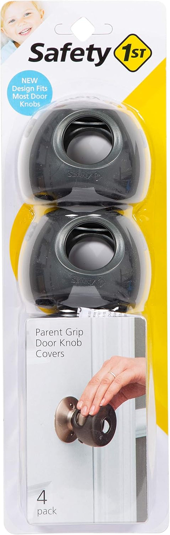 Parent Grip Door Knob Covers, White, One Size,4 Count (Pack of 1) (HS3260600), Packaging May Vary