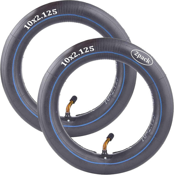 (2-Pack) 10X2.125 Inner Tube Replacement for Bike Schwinn Trike Roadster/Baby Stroller/Kids Bike/Kids Tricycle/Baby Jogger/3 Wheel Trikes 10X1.90 10X1.95 10X2 10X2.125 Inner Tube