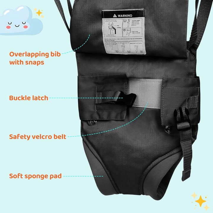 Baby Door Jumper, 2 in 1 Baby Walking Harness, Baby Jumper with Adjustable Height, Ages 6 Months +
