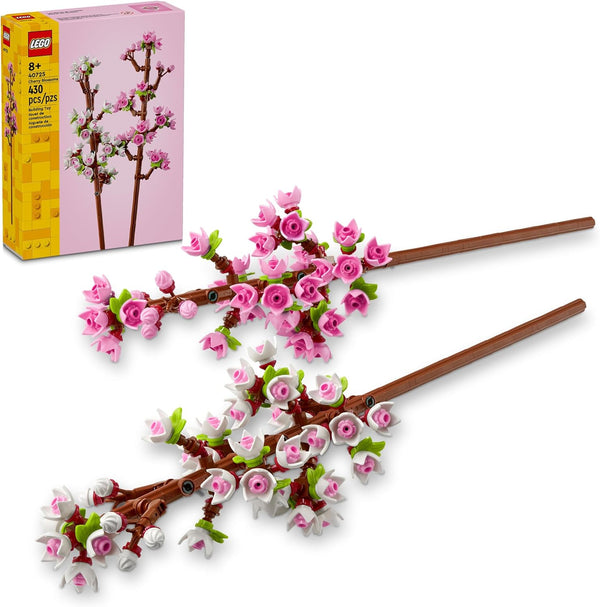 Cherry Blossom Building Toy for Kids, Girls & Boys, Ages 8+ - Artificial Cherry Blossom Decor for Home & Display - Creative Gift Idea for Plant & Flower Lovers - 40725