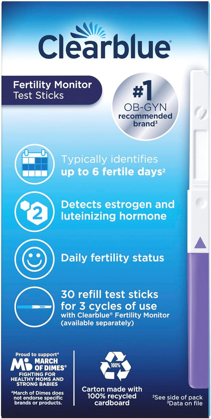 Fertility Monitor Test Sticks, 30 Count