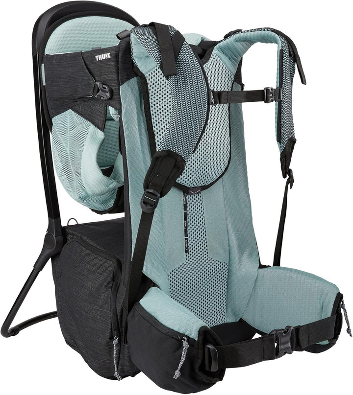 Sapling Child Carrier Backpack - Machine Washable Seat - Self-Standing Frame - Adjustable Padded Straps for Parents - Ergonomic Seat with Under-Leg Support for Child - UPF 50 Sunshade