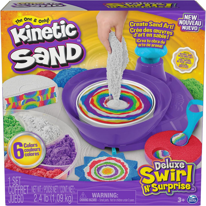, 6Lbs Mega Mixin’ Bag with Red, Yellow & Blue Play Sand, Sensory Toys for Kids & Classroom, Back to School Teacher Must Haves (Packaging May Vary)