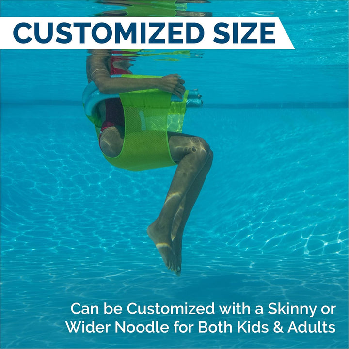 Mesh Floating Pool Chair Noodle Slings (4 Pack), Swimming Pool Accessories & Water Toys, Pool Noodle Not Included