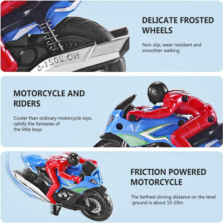 Toy Figure Motorcycles - Fun Motorcycle Toys for Kids 3-8 Toddler to Kids Ages 1-8 Hot Wheels Diecast Motorcycle Collection