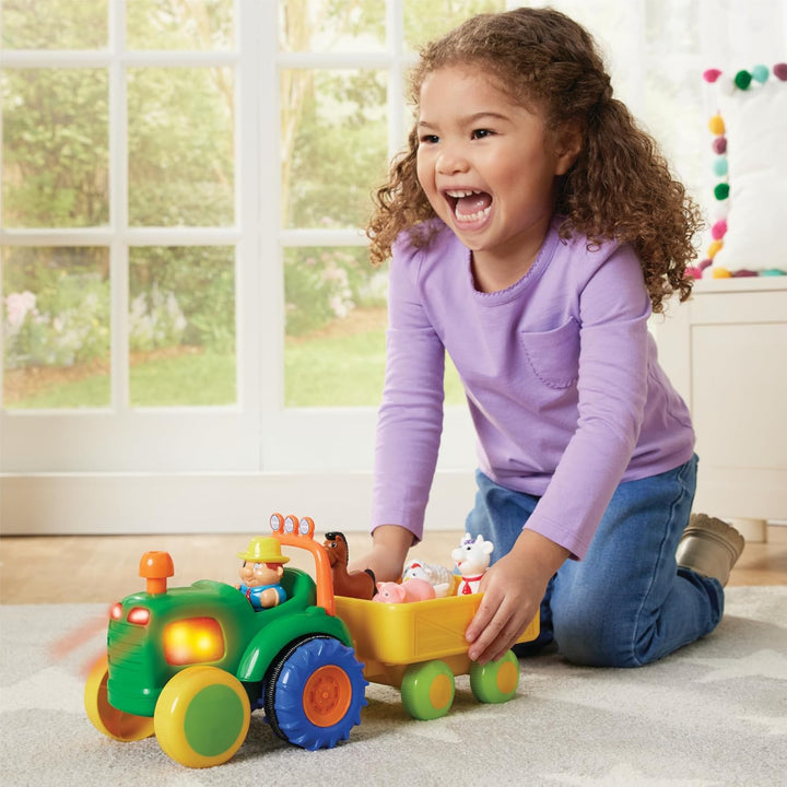 Farmer & Friends Tractor – Farm Playset with Toy Tractor, Figure and Farm Animals – Suitable for Toddlers and Preschoolers Ages 12+ Months